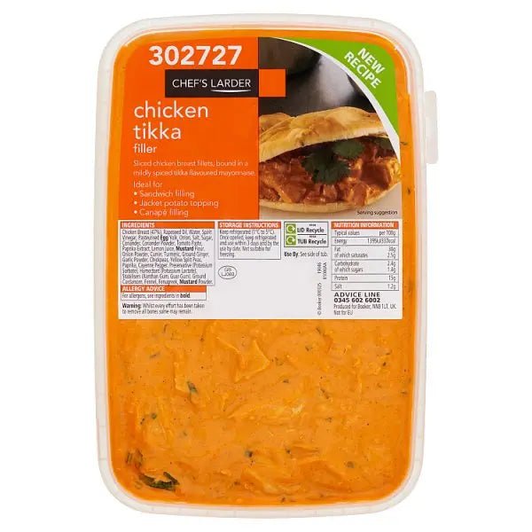 Chef's Larder Chicken Tikka Filler 1kg - Honesty Sales