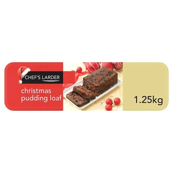 Chef's Larder Christmas Pudding Loaf 1.25kg - Honesty Sales