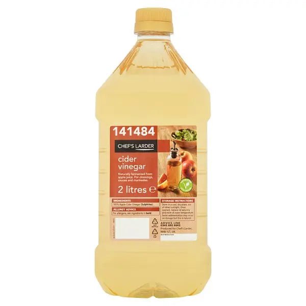 Chef's Larder Cider Vinegar 2 Litres - Honesty Sales