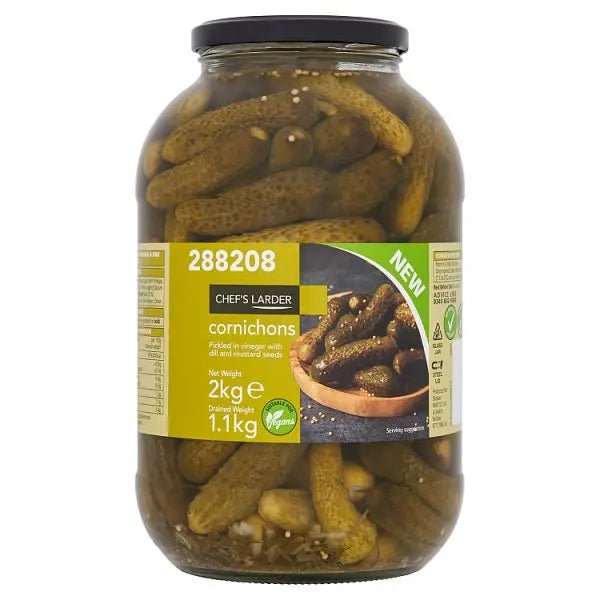 Chef's Larder Cornichons 2kg - Honesty Sales