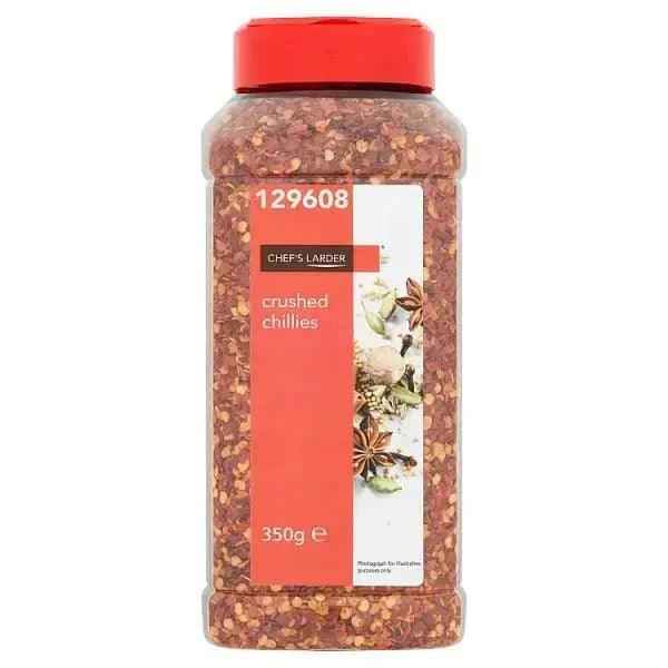 Chefs Larder Crushed Chillies 350g - Honesty Sales Main image