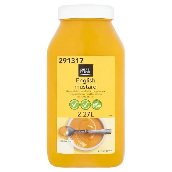 Chef's Larder English Mustard 2.27L - Honesty Sales