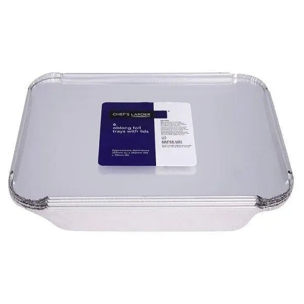 Chefs Larder Foil Trays with Lids - Honesty Sales