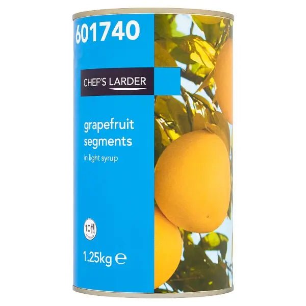Chef's Larder Grapefruit Segments in Light Syrup 1.25kg - Honesty Sales