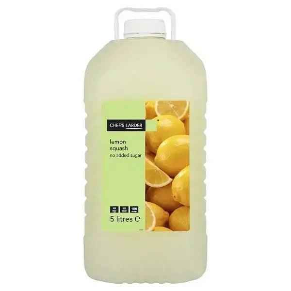 Chefs Larder Lemon Squash No Added Sugar 5 Litres Secondary image