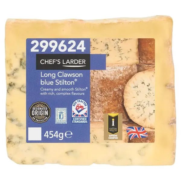 Chef's Larder Long Clawson Blue Stilton 454g - Honesty Sales