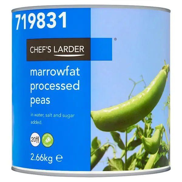 Chef's Larder Marrowfat Processed Peas 2.66kg - Honesty Sales