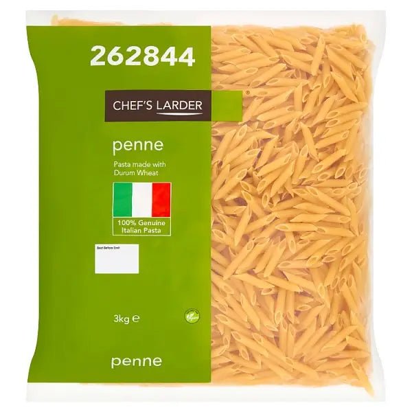 Chef's Larder Penne 3kg - Honesty Sales