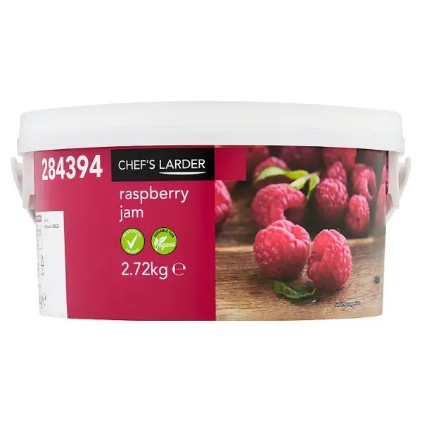 Chef's Larder Raspberry Jam 2.72kg - Honesty Sales