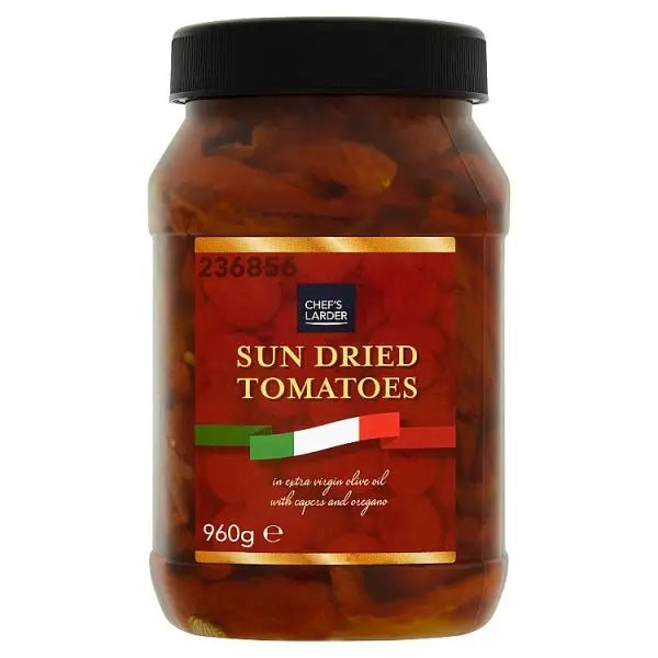 Chef's Larder Sun Dried Tomatoes in Extra Virgin Olive Oil 960g - Honesty Sales