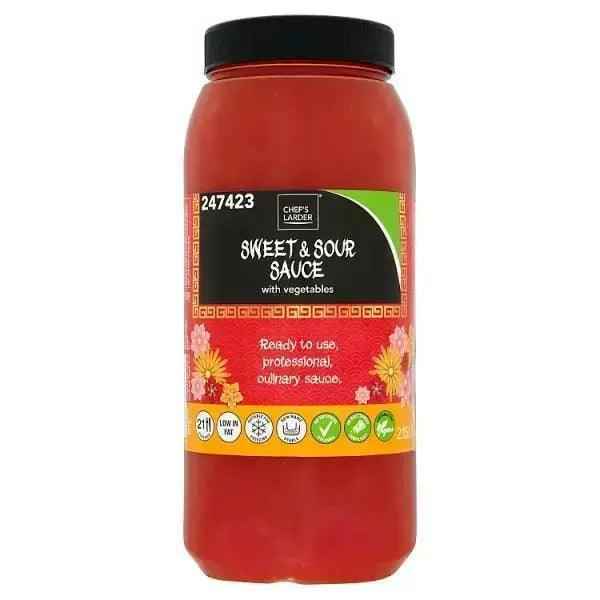 Chef's Larder Sweet & Sour Sauce with Vegetables 2.15L - Honesty Sales