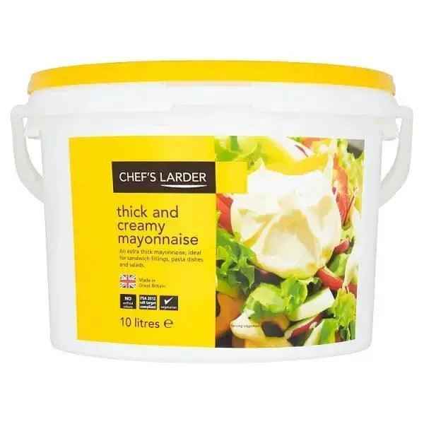 Chef's Larder Thick and Creamy Mayonnaise 10 Litres - Honesty Sales