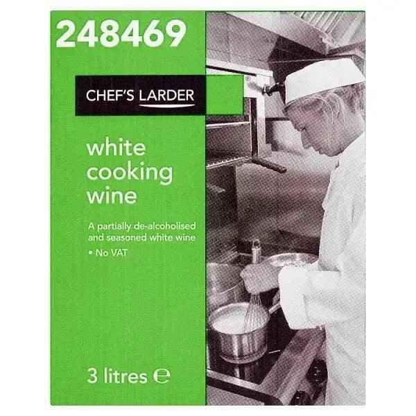 Chefs Larder White Cooking Wine 3 Litres - Honesty Sales Main image