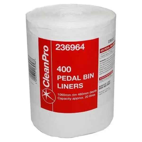 CleanPro 400 Pedal Bin Liners - Honesty Sales Main image
