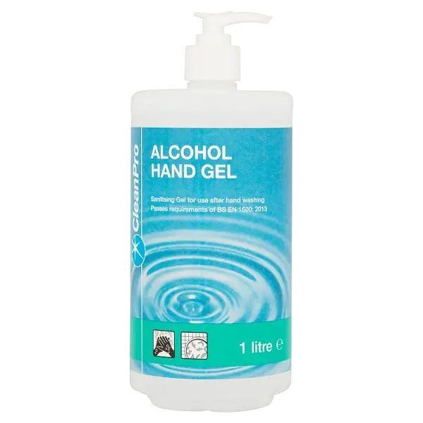 CleanPro Alcohol Hand Gel 1 Litre - Honesty Sales Main image