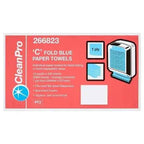 CleanPro C Fold Blue Paper Towels - Honesty Sales