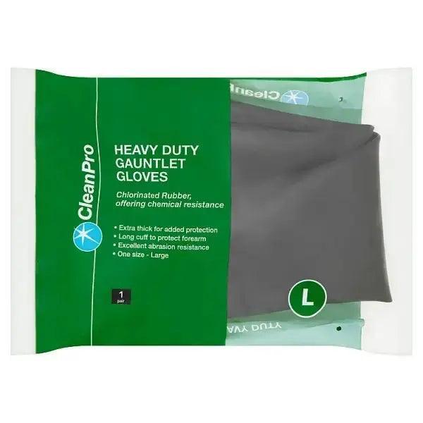 CleanPro Heavy Duty Gauntlet Gloves Large 1 Pair - Honesty Sales