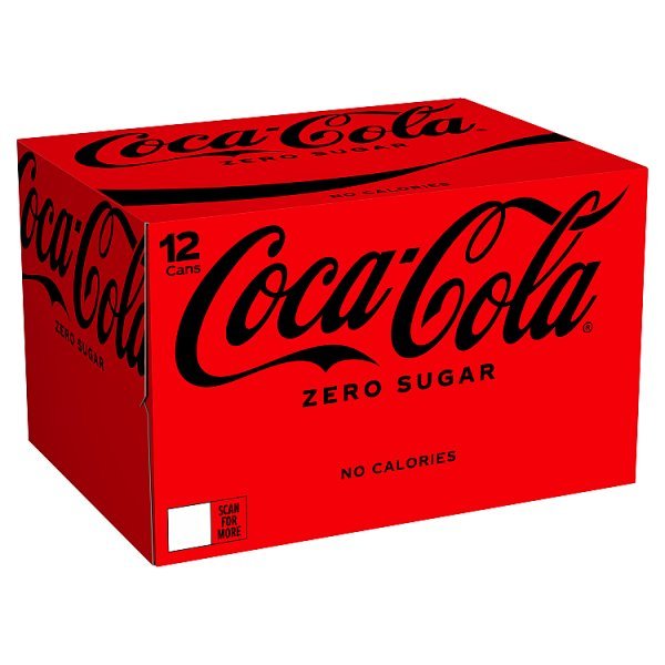 Coca-Cola Zero Sugar 12 x 330ml (2 x 12x330m) - Honesty Sales