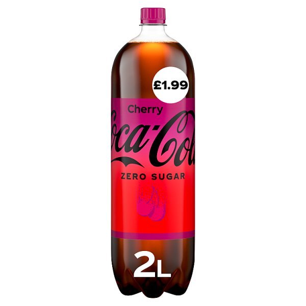 Coca-Cola Zero Sugar Cherry 2L (6 x 2ltr) - Honesty Sales