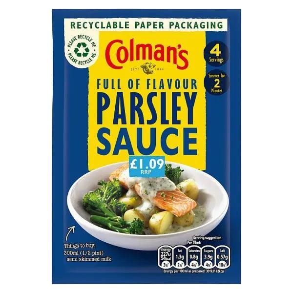 Colman's Sauce Mix Parsley 20 g (Case of 10) - Honesty Sales