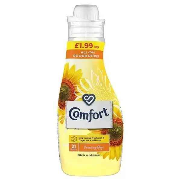 Comfort Sunshiny days Fabric Conditioner 21 Wash 750ml (Case of 8) - Honesty Sales