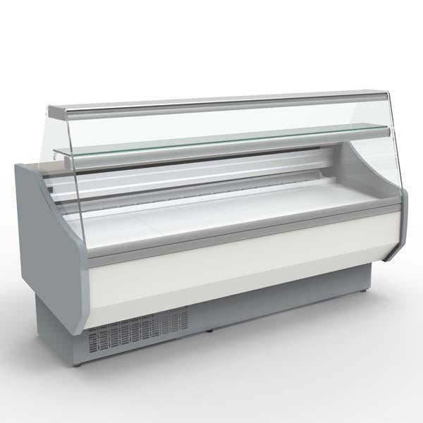 Coreco 2025mm Serveover Counter – Flat Glass Display - Honesty Sales