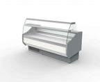 Coreco Refrigerated Curved Glass Serveover 2525mm - CVED-8-25-C - Honesty Sales