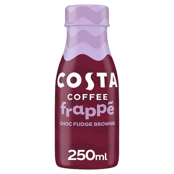 Costa Coffee Frappe Choc Fudge Brownie 12 x 250ml (Case of 12) - Honesty Sales