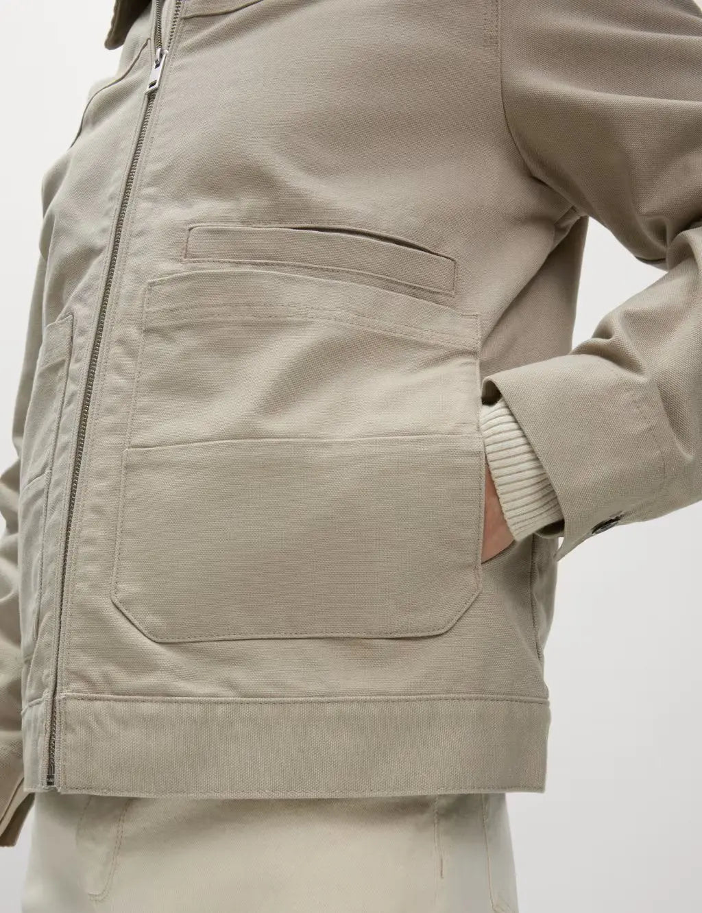Cotton Rich Canvas Harrington Jacket - Honesty Sales