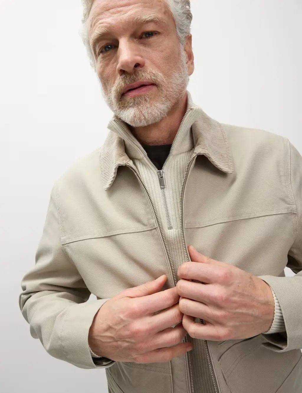 Cotton Rich Canvas Harrington Jacket - Honesty Sales
