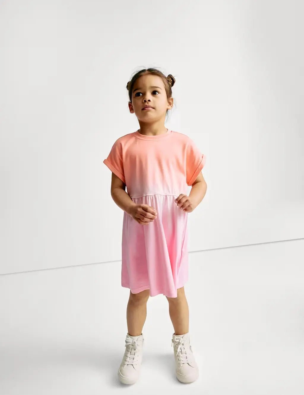 Cotton Rich Ombré T-Shirt Dress (1 - 8 Yrs) - Honesty Sales