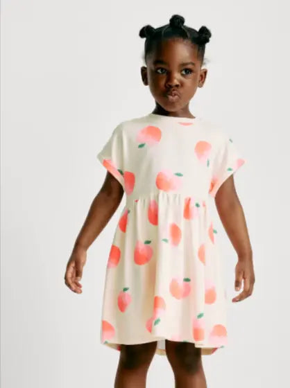 Cotton Rich Printed T-Shirt Dress (2 - 8 Yrs) - Honesty Sales