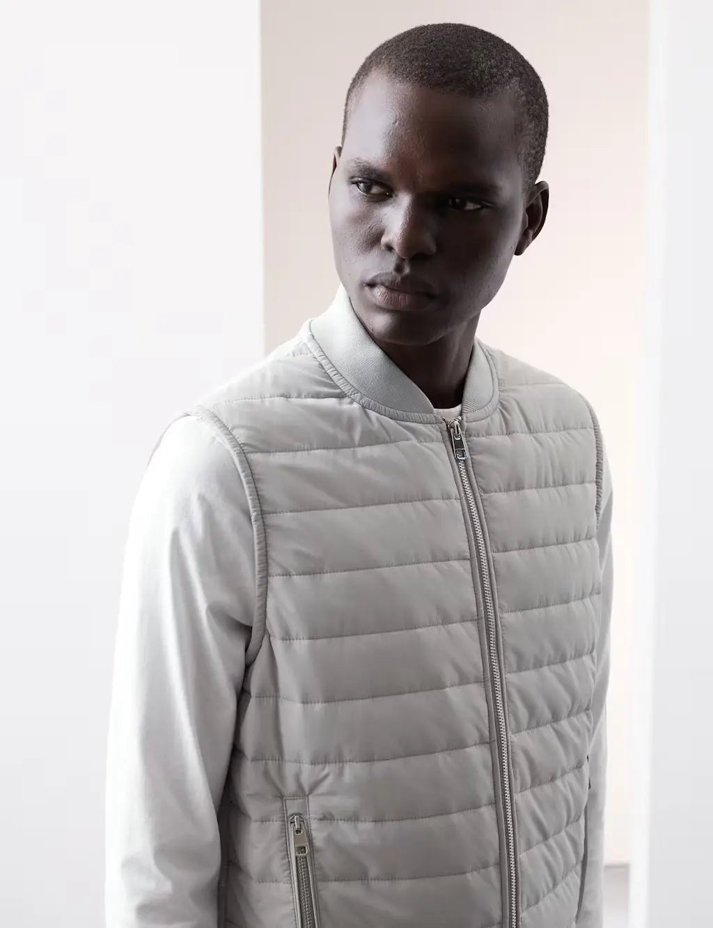Cotton Rich Zip Up Quilted Gilet with Stormwear™ - Honesty Sales