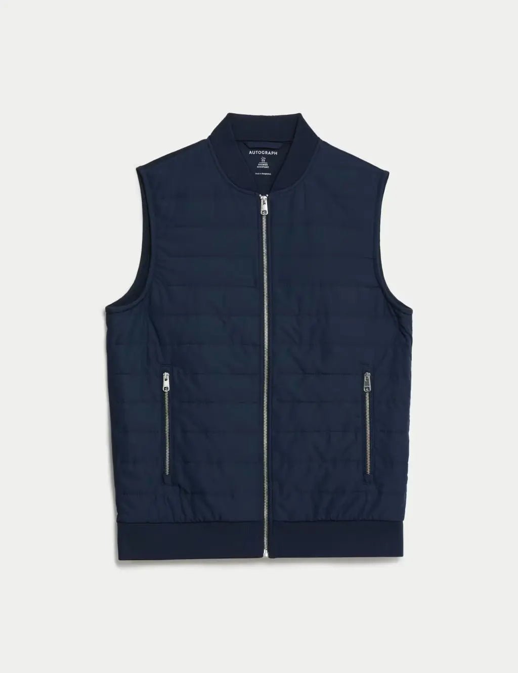 Cotton Rich Zip Up Quilted Gilet with Stormwear™ - Honesty Sales