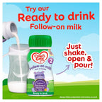 Cow & Gate 2 Follow-On Milk from 6 Months 200ml (Case of 12) - Honesty Sales