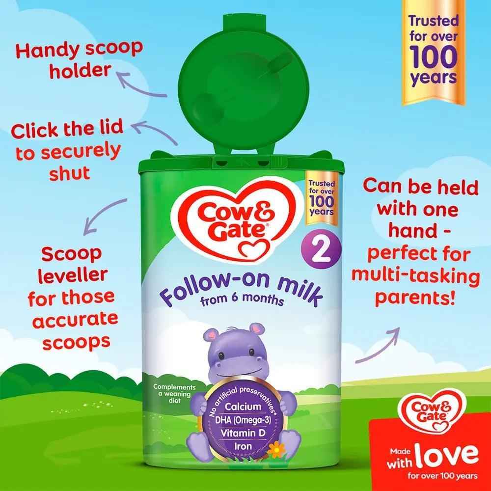 Cow and Gate Follow-On Milk from 6 Months 800g - Honesty Sales