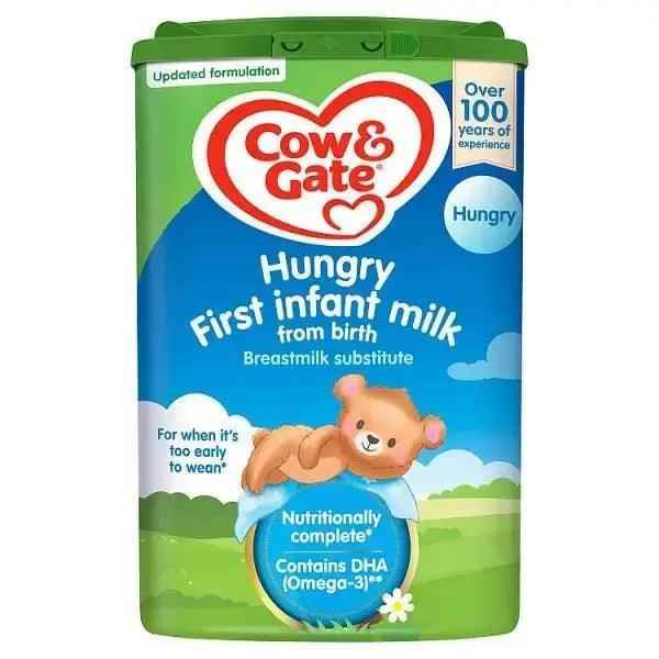 Cow and Gate Hungry First Infant Milk from Birth 800g - Honesty Sales Main image
