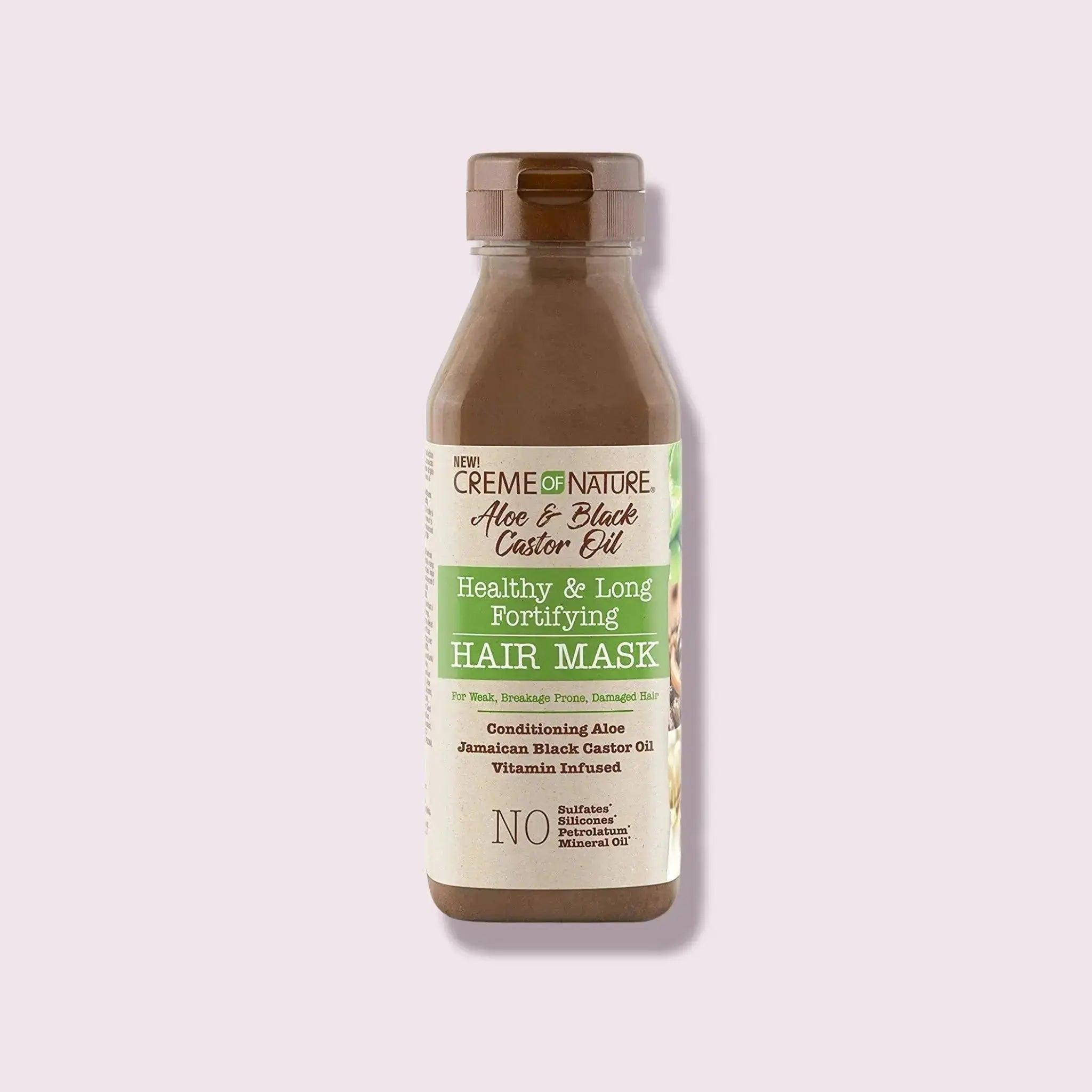 Creme of Nature Aloe & Black Castor Oil 12 oz, Brown - Honesty Sales