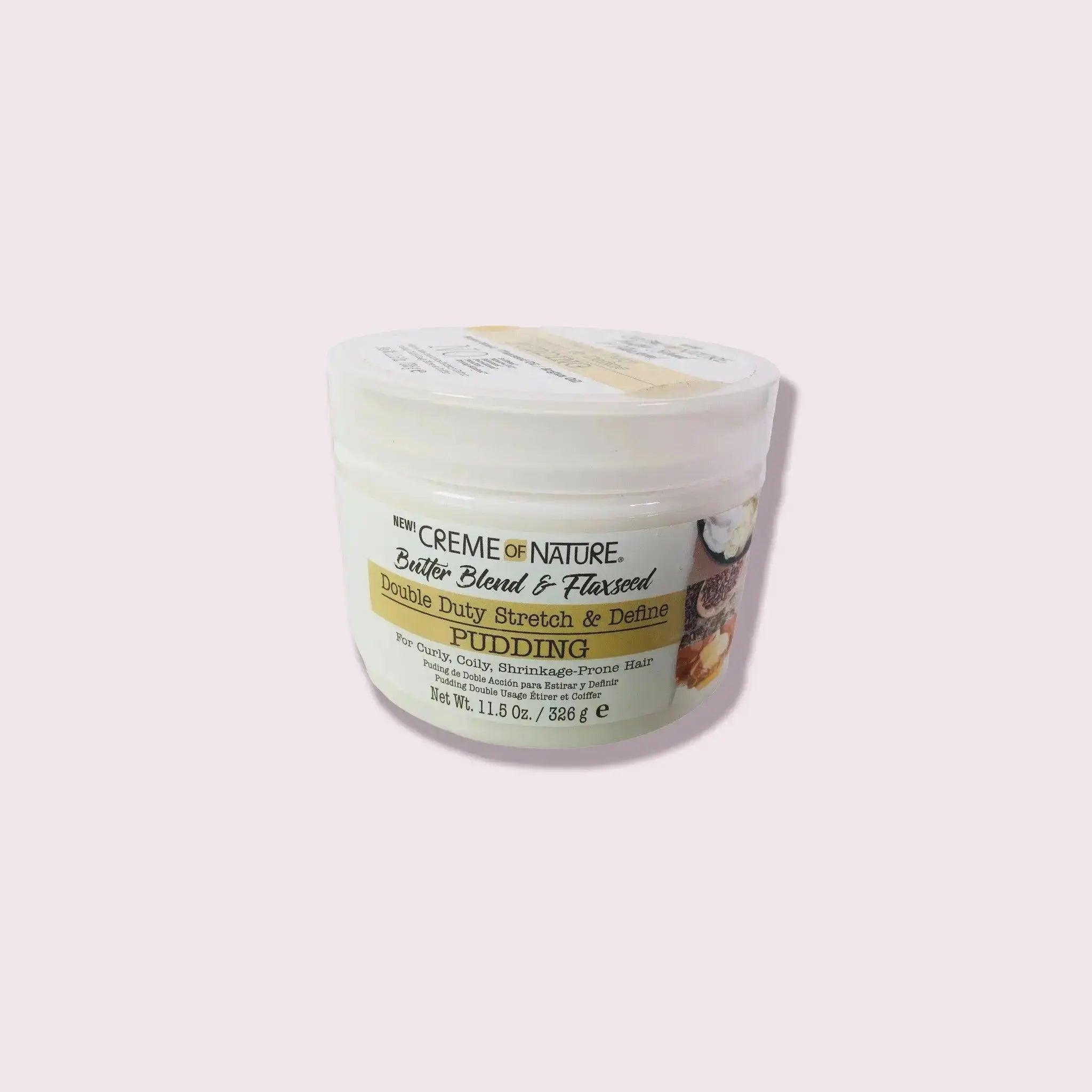 Creme of Nature Butter Blend & flaxseed Pudding 11.5oz - Honesty Sales Main image