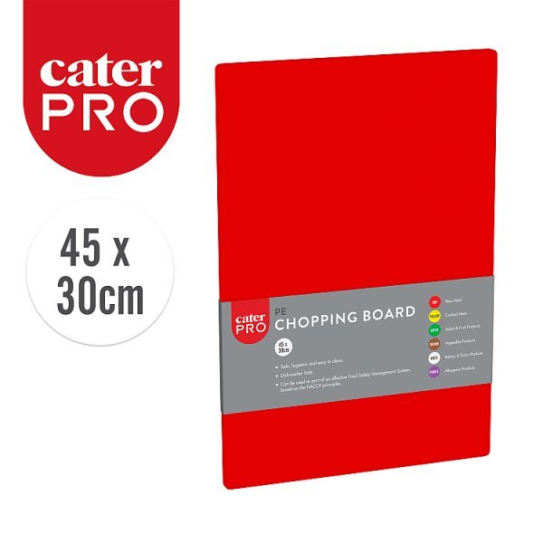 CTS Red Chopping Board (10 x Sgl) - Honesty Sales