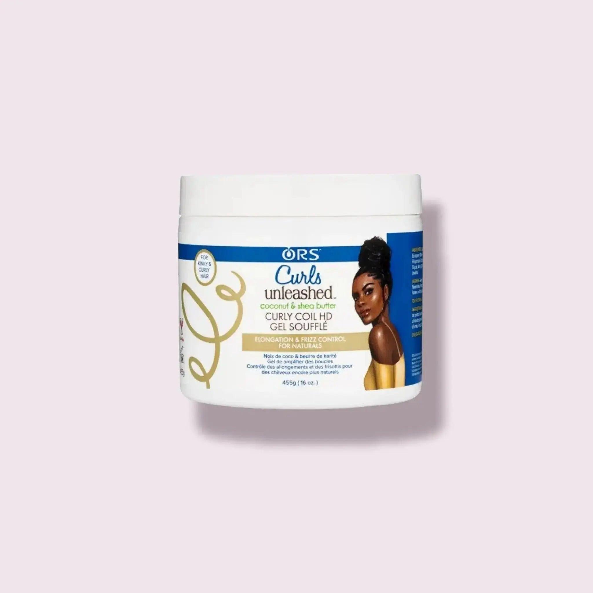 Curls Unleashed Curly Coil HD Gel Souffle 16oz - Honesty Sales