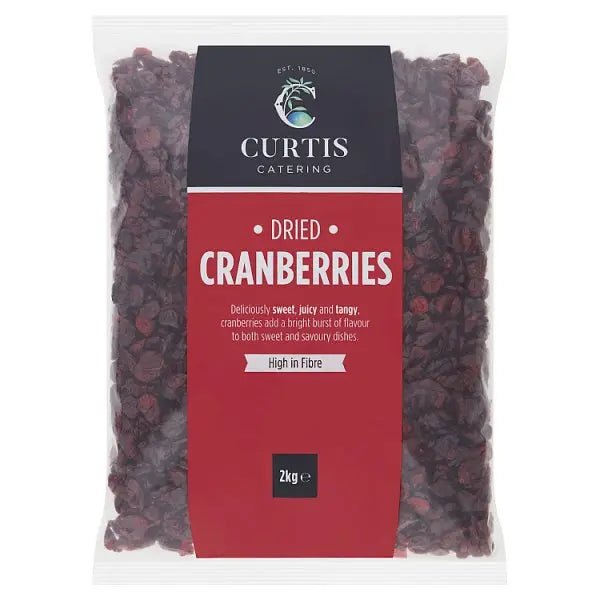 Curtis Catering Dried Cranberries 2kg - Honesty Sales