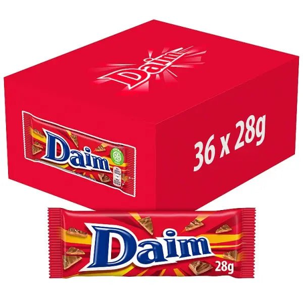 Daim Chocolate Bar 28g (Case of 36) - Honesty Sales