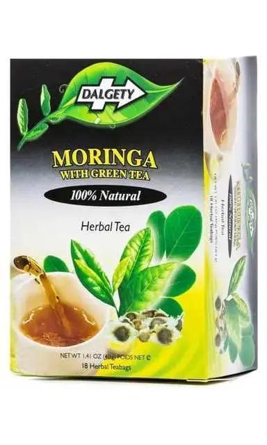 Dalgety Moringa With Green Tea, 40g - Honesty Sales