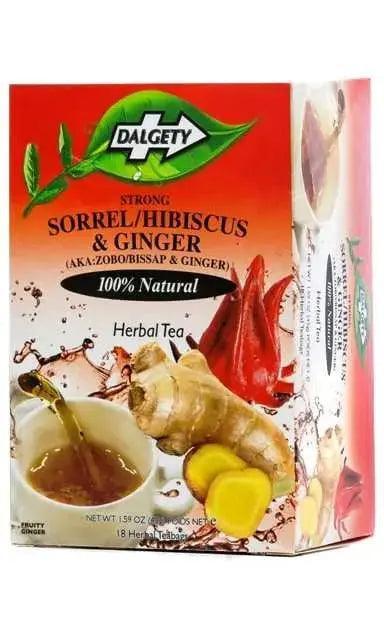 Dalgety Sorrel, Hibiscus & Ginger Tea, 45g - Honesty Sales
