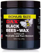 Dax Black Bees - Wax Fortified With Royal Jelly And Pure Beeswax 397g - Honesty Sales
