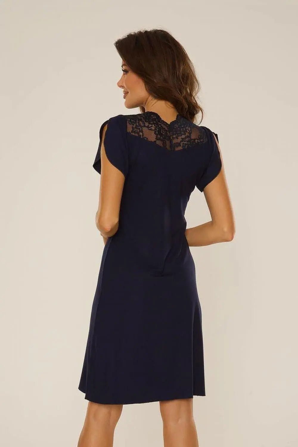 De Lafense short-sleeved viscose nightgown - Honesty Sales