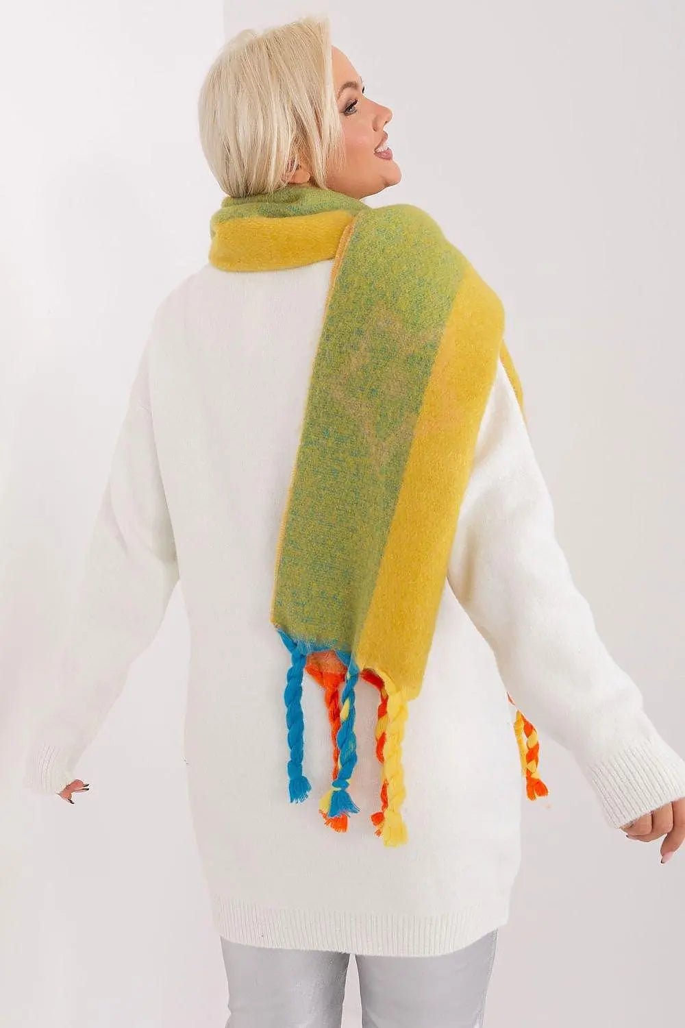 Decorative Stripe Scarf – Soft, Stylish & Cold-Weather Ready - Honesty Sales
