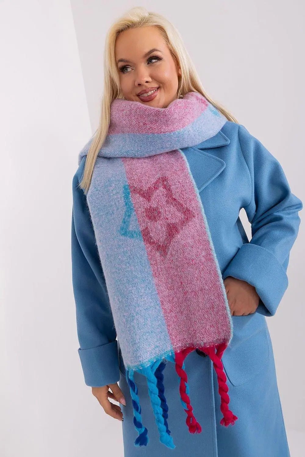 Decorative Stripe Scarf – Soft, Stylish & Cold-Weather Ready - Honesty Sales