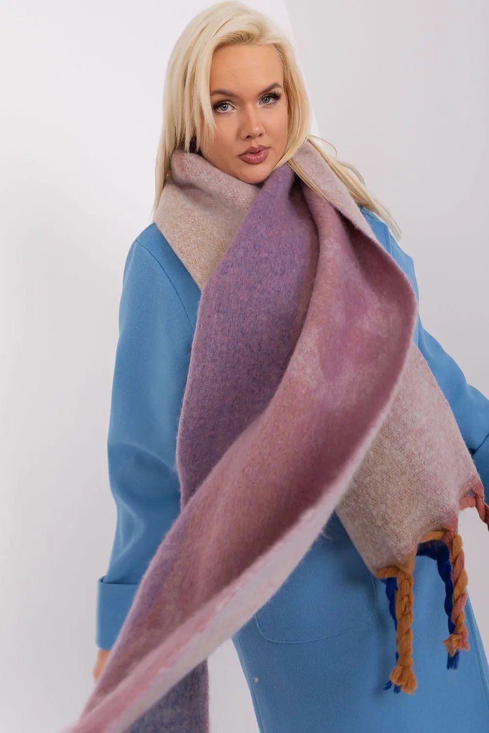 Decorative Stripe Scarf – Soft, Stylish & Cold-Weather Ready - Honesty Sales